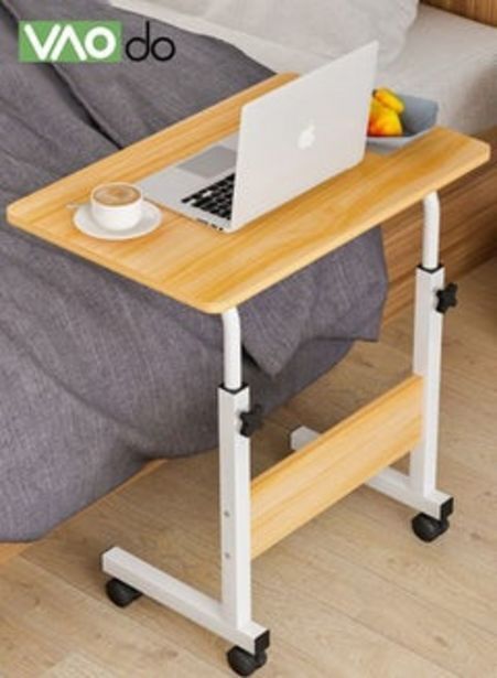 Noon Height adjustable computer desk on rollers small standing desk mobile workstation offer