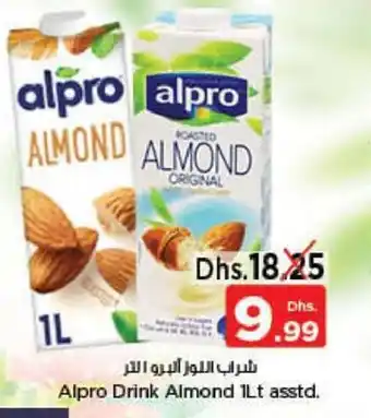 Nesto Alpro drink almond 1lt asstd offer