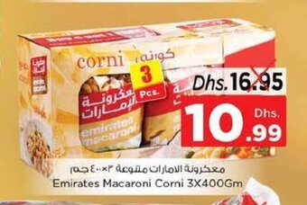 Nesto Emirates macaroni corni 3x400gm offer