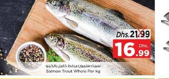Nesto Salmon trout whole per kg offer