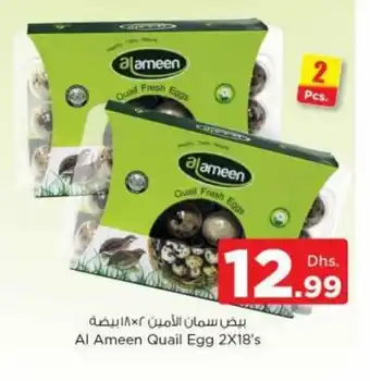 Nesto Al Ameen Quail Egg 2x18's offer