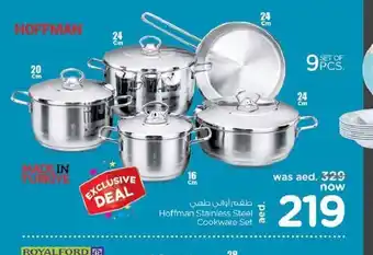 Nesto Hoffman stainless steel cookware set offer