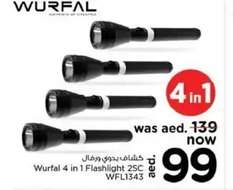 Nesto Wurfal 4in1 flashlight 2SC offer
