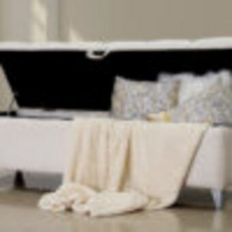 Royal Furniture Stone bed bench with storage offer