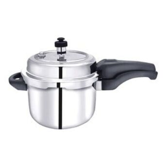 Lulu Hypermarket Stanly stainless steel pressure cooker triply 5ltr offer