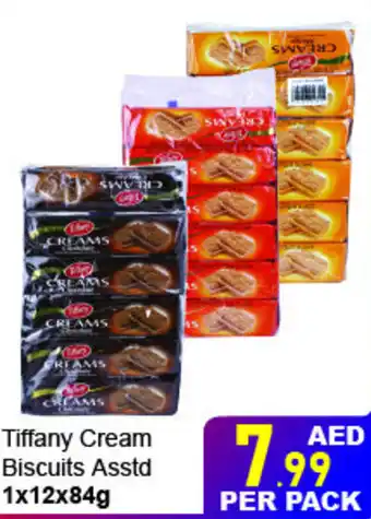 Day To Day Tiffany Cream Biscuits Asstd 1x12x84g offer