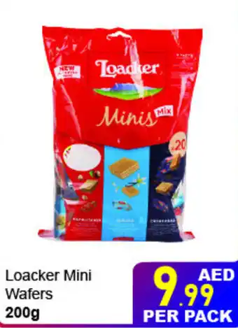 Day To Day Loacker Mini Wafers 200g offer