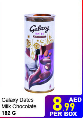 Day To Day Galaxy Dates Milk Chocolate 182g offer