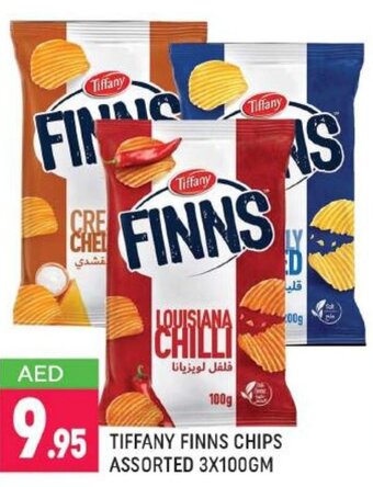 Shaklan Tiffany finns chips assorted 3x100gm offer