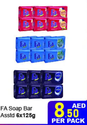 Day To Day FA Soap Bar Asstd 6x125g offer