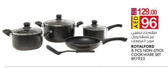 KM Trading Royalford 8 Pcs Non-Stick Cookware Set RF7923 offer