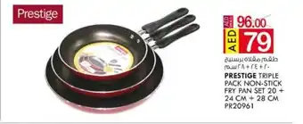 KM Trading Prestige Triple Pack Non-Stick Fry Pan Set 20 + 24 cm + 28 cm PR20961 offer