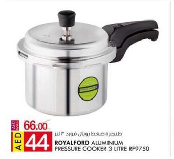 KM Trading Royalford Aluminum Pressure Cooker 3 Litre RF9750 offer