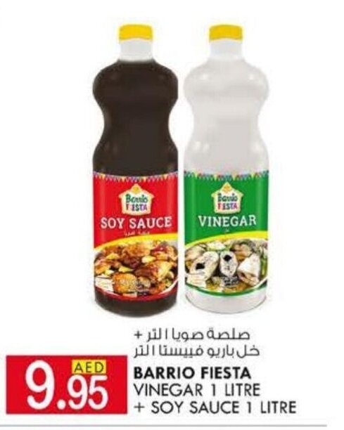 KM Trading Barrio Fiesta Vinegar 1 Litre + Soy Sauce 1 Litre offer