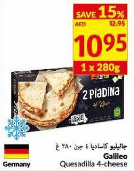 Viva Galileo Quesadilla 4-cheese offer
