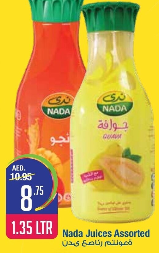 West Zone Supermarket Nada Juices assorted 1.35ltr offer