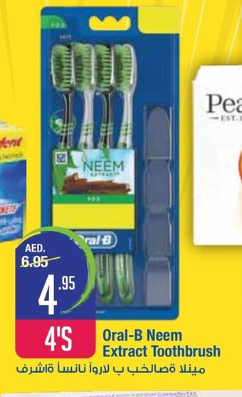 West Zone Supermarket Oral-B neem extract toothbrush 4's offer