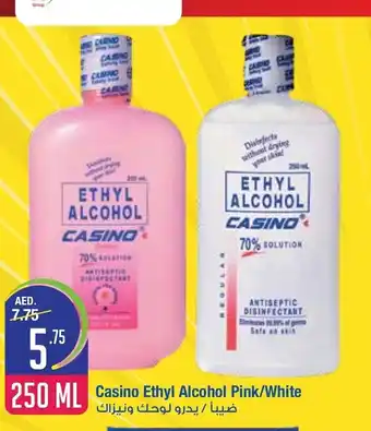 West Zone Supermarket Casino ethyl alcohol pink/white 250ml offer