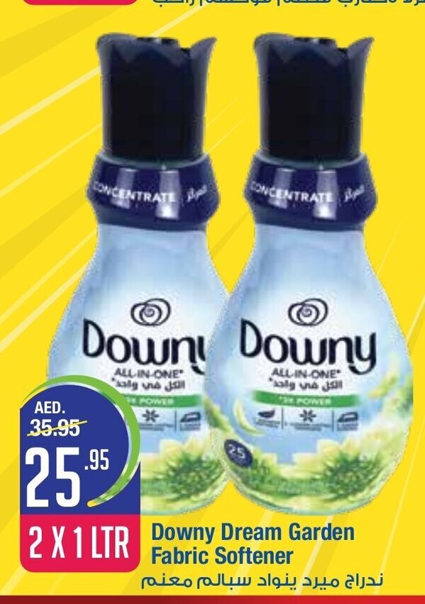 West Zone Supermarket Downy dream garden fabric softener 2x1ltr offer