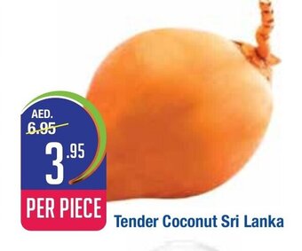 West Zone Supermarket Tender coconut sri lanka per piece offer