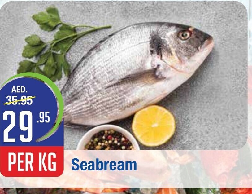 West Zone Supermarket Seabream per kg offer