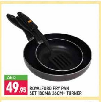 Shaklan Royalford Fry Pan Set 18cm & 26cm + Turner offer