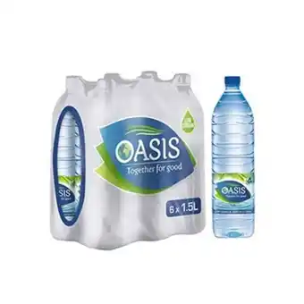 Oasis still water 6 x 1.5 ltr