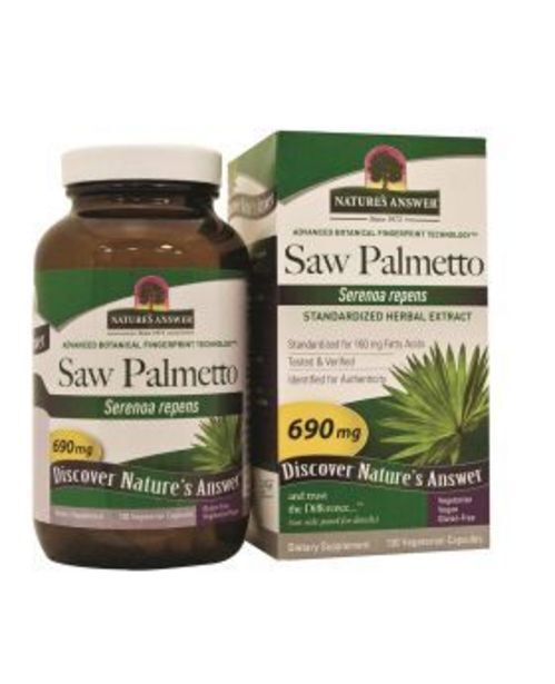 Aster Pharmacy Nature's answer saw palmetto 690 mg vegetarian capsules 120's offer