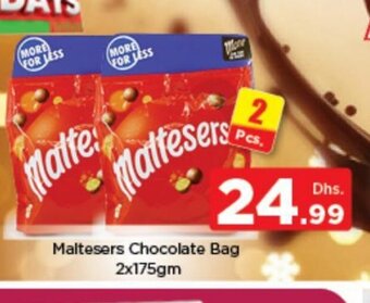 Nesto Maltesers chocolate bag 2x175gm offer