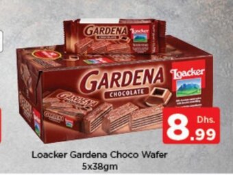Nesto Loacker gardena choco wafer 5x38gm offer
