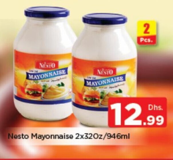 Nesto Nesto mayonnaise 2x320oz offer