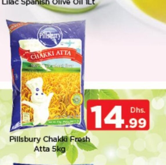 Nesto Pillsbury chakki fresh atta 5kg offer