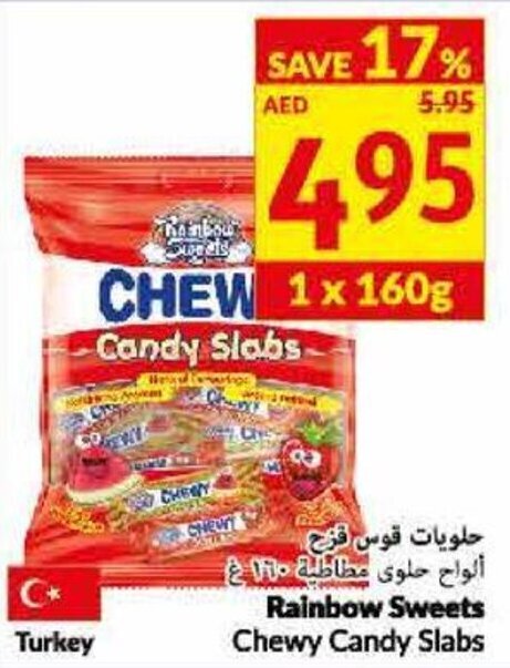 Viva Rainbow Sweets Chewy Candy Slabs offer