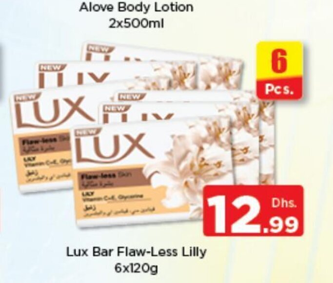 Nesto Lux bar flaw-less lilly 6x120g offer