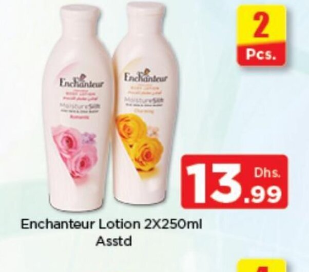 Nesto Enchanteur lotion 2x250ml asstd offer