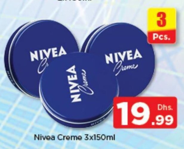 Nesto Nivea creme 3x150ml offer