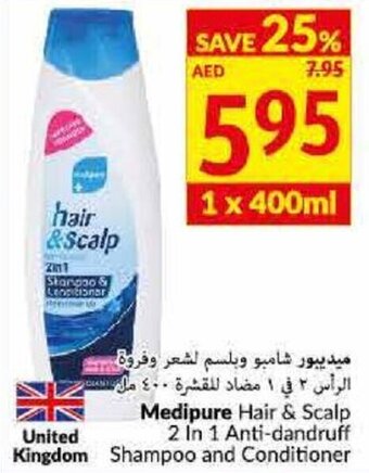 Viva Medipure Hair & Scalp 2 in 1 Anti-dandruff Shampoo and Conditioner offer