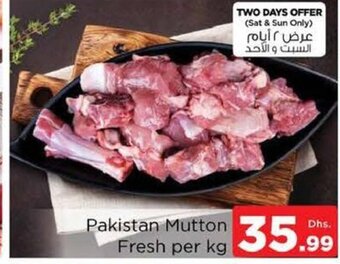Nesto Pakistan Mutton Fresh Per Kg offer