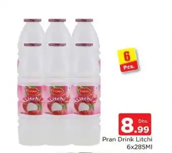 Nesto Pran Drink Litchi 6x285ml offer