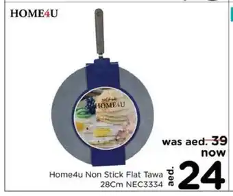 Nesto Home4U Non Stick Flat Tawa 28Cm NEC3334 offer