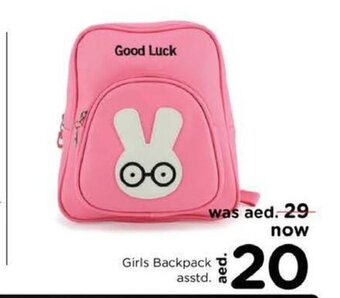 Nesto Girls Backpack Asstd. offer