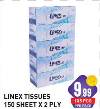 Day To Day Linex tissues 150 sheets x 2 ply offer