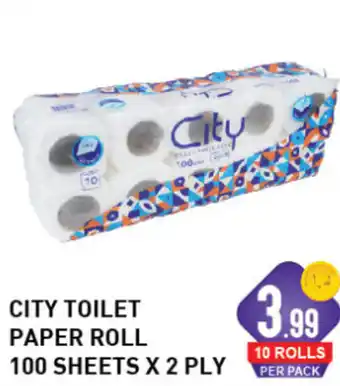 Day To Day City toilet paper roll 100 sheets x 2 ply offer