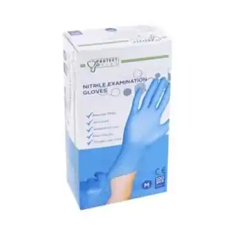 Lulu Hypermarket Protect plus nitrile gloves ppm medium 100pcs offer