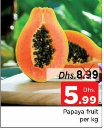 Nesto Papaya fruit per kg offer