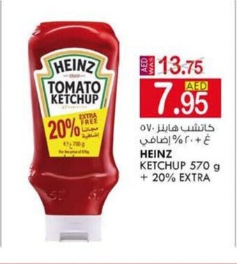 KM Trading Heinz ketchup 570g + 20% extra offer