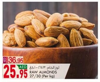 KM Trading Raw almonds 27/30 per kg offer