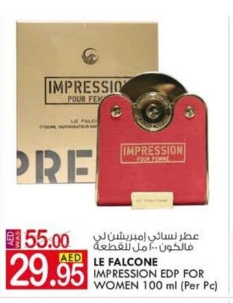 KM Trading Le Falcone Impression EDP For Women 100 ml Per Pc offer