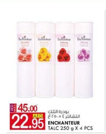 KM Trading Enchanteur Talc 250 g x 4 Pcs offer