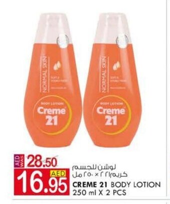 KM Trading Creme 21 Body Lotion 250 ml x 2 Pcs offer